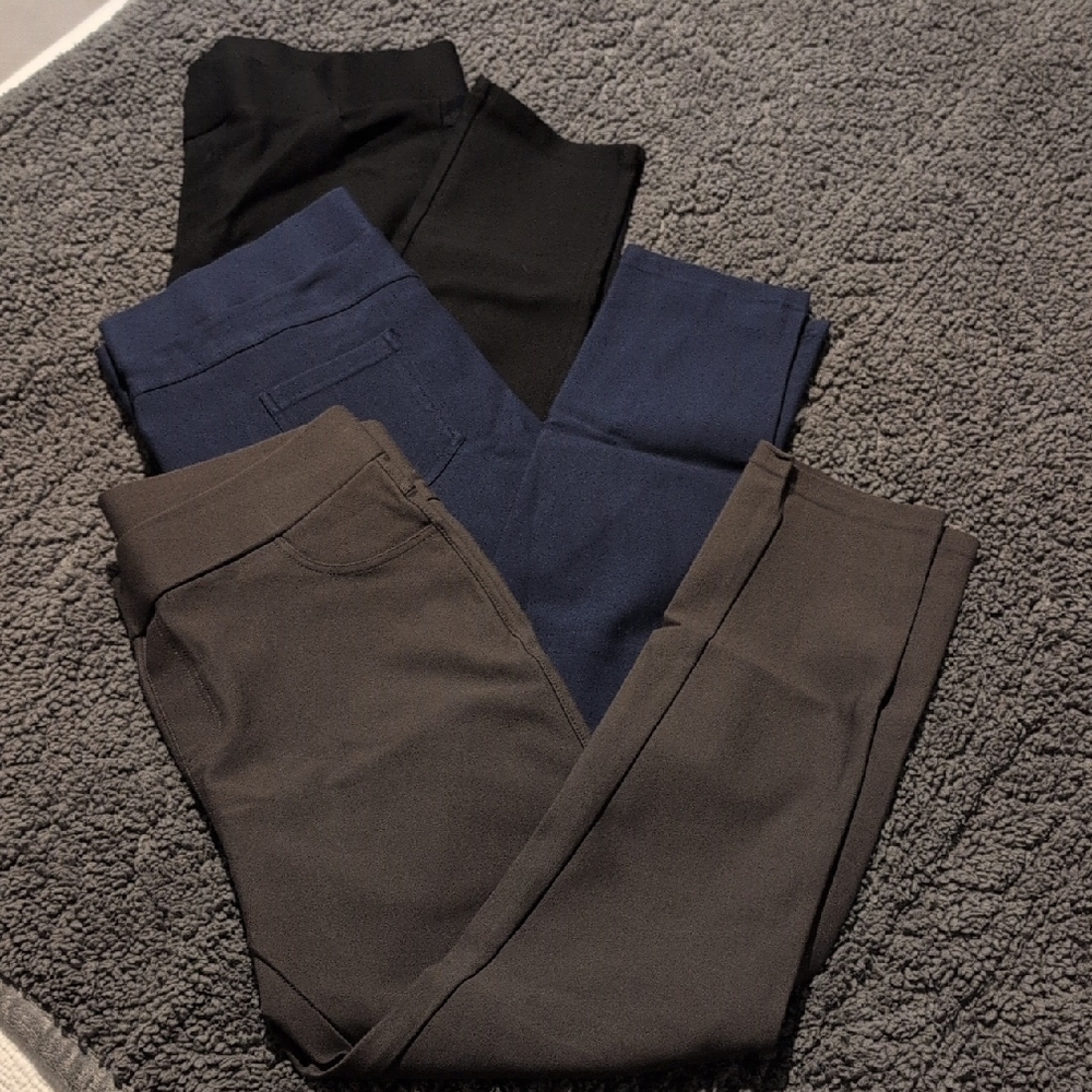 Stylish Women's Black, Navy, and Charcoal Leggings